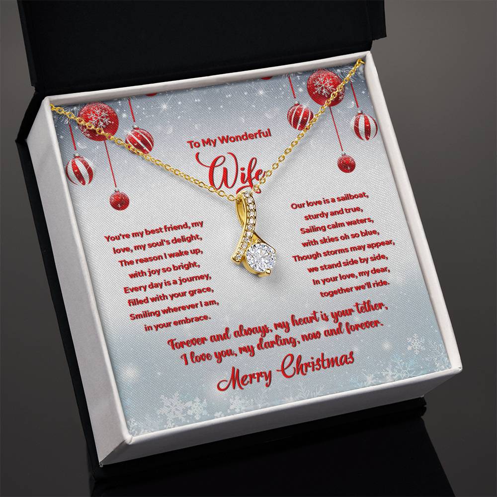 4012c Alluring Beauty Necklace,  Gift to my Wife with very nice Message Card