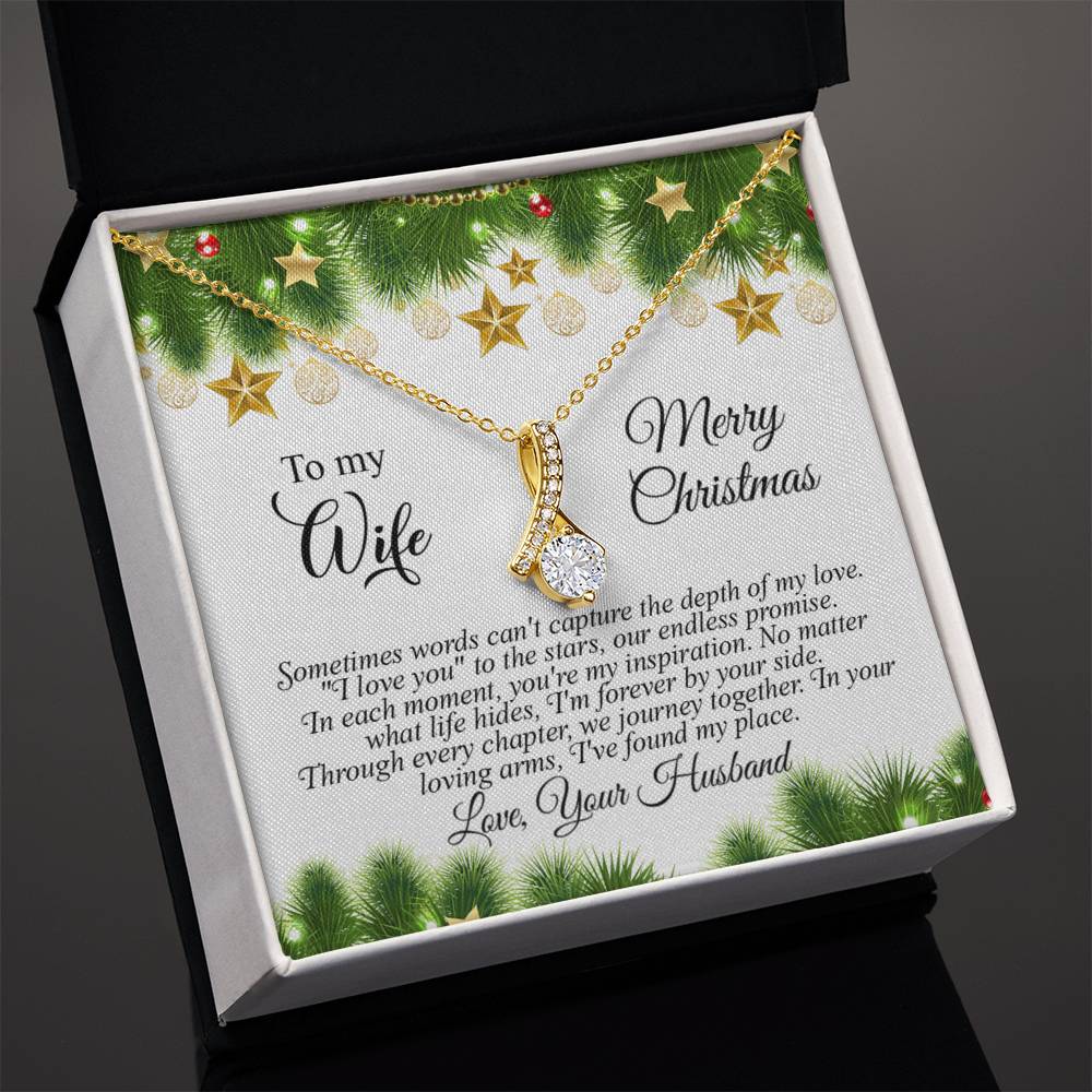 4004c Alluring Beauty Necklace,  Gift to my Wife with very nice Message Card