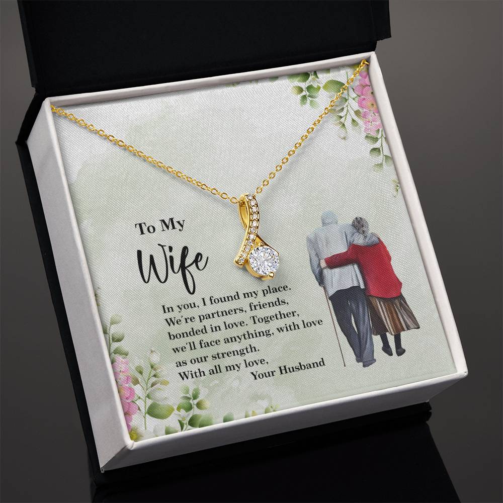 4028a Alluring Beauty Necklace,  Gift to my Wife with very nice Message Card