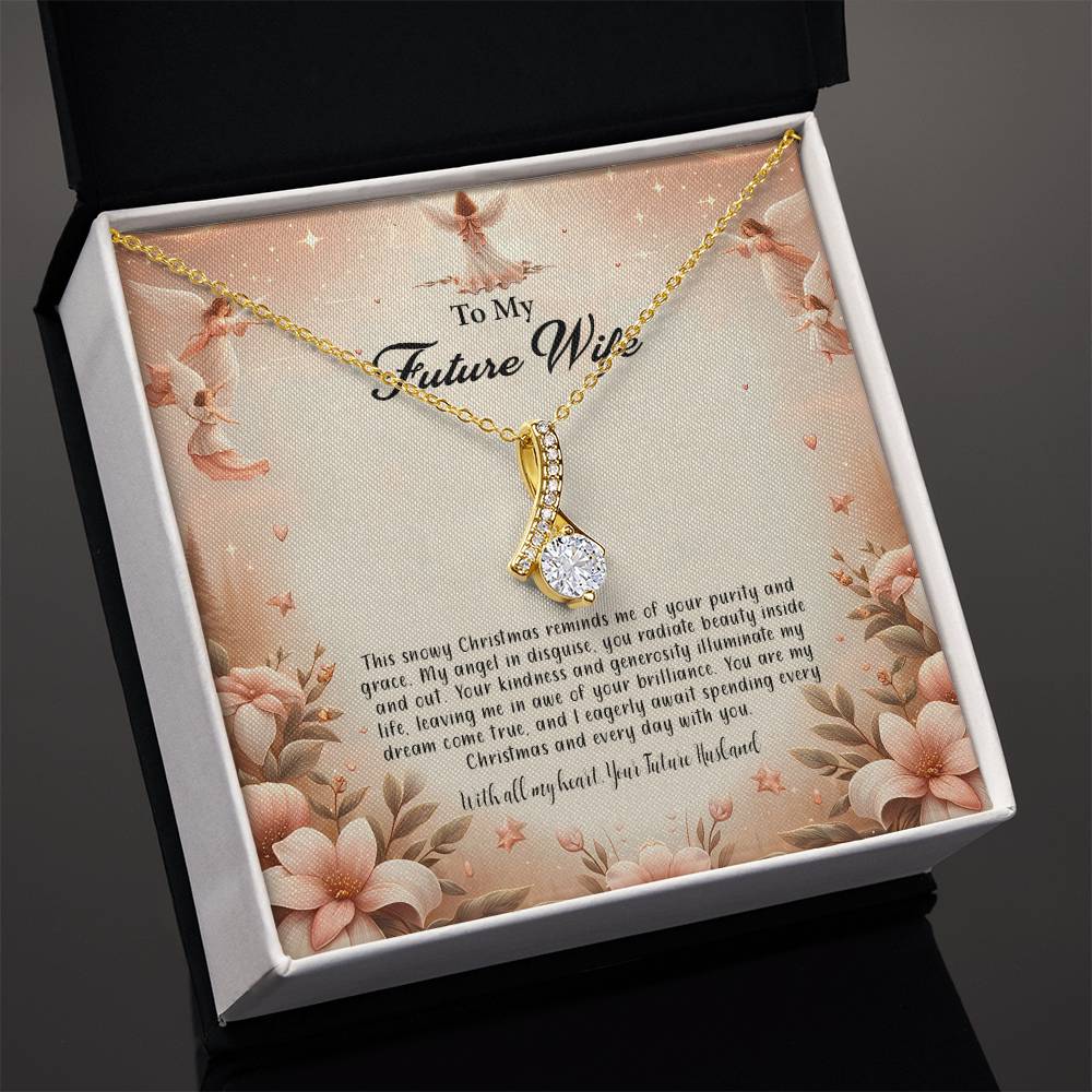 4052e Alluring Beauty Necklace, Gift to my Future Wife with Beautiful Message Card