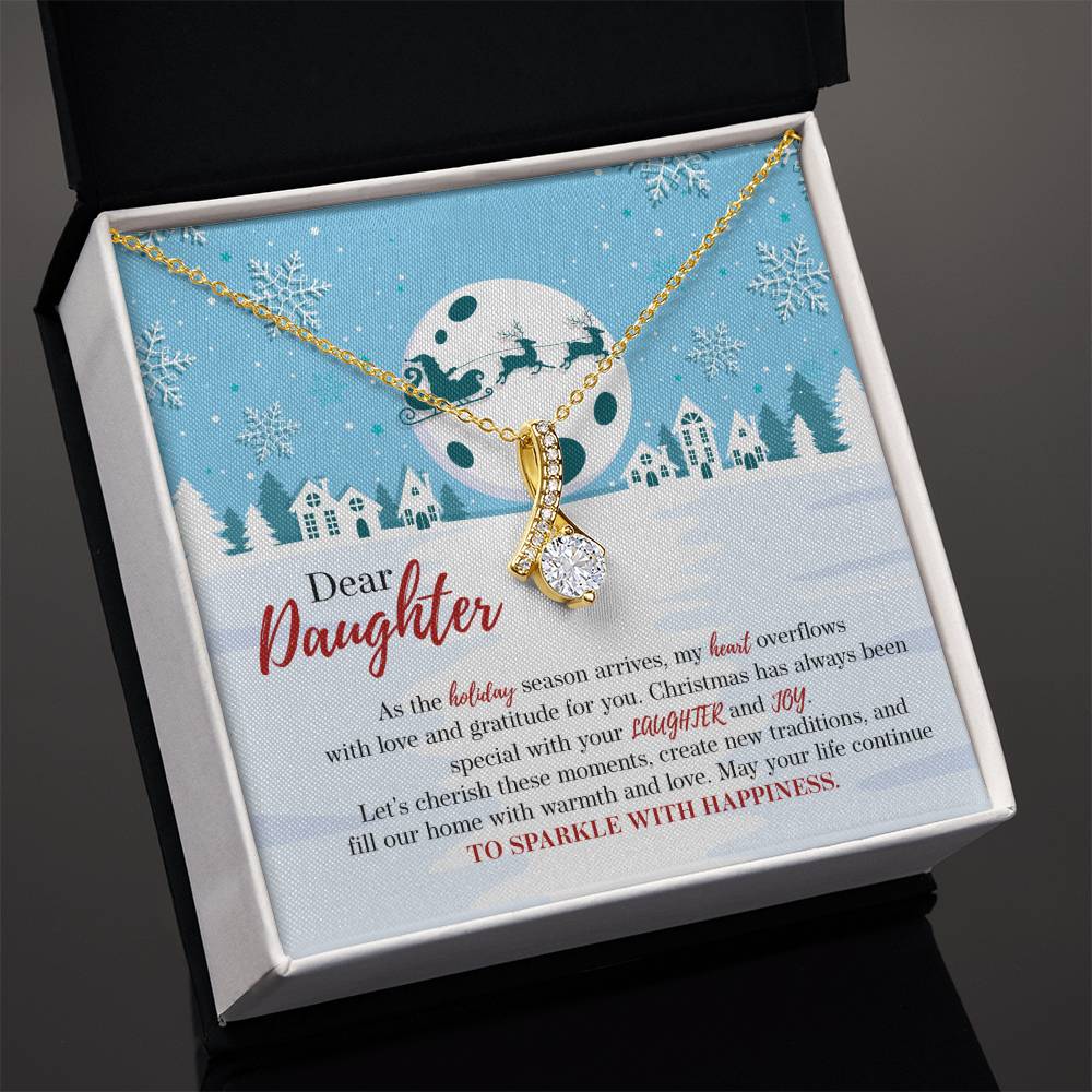 94386 Alluring Beauty Necklace, Gift to My Daughter with Beautiful Message Card