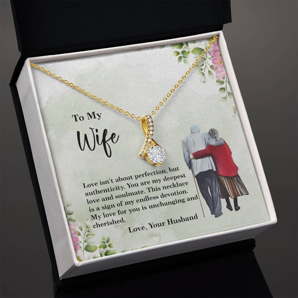 4028b Alluring Beauty Necklace,  Gift to my Wife with very nice Message Card