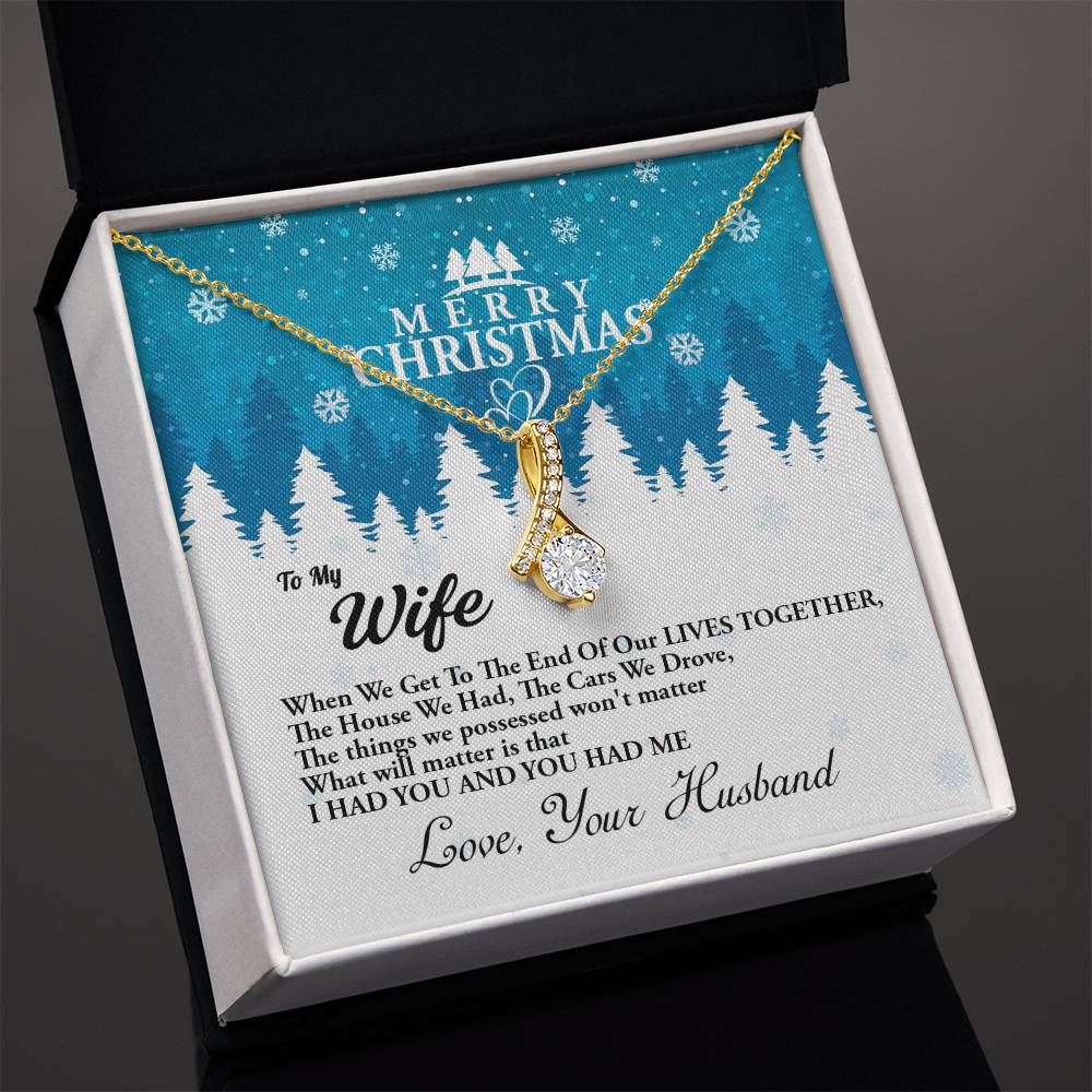 4010a Alluring Beauty Necklace,  Gift to my Wife with very nice Message Card