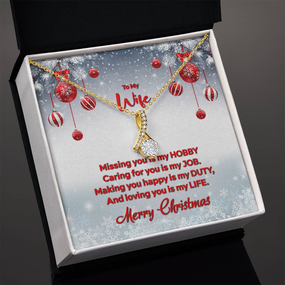 4012 Alluring Beauty Necklace,  Gift to my Wife with very nice Message Card