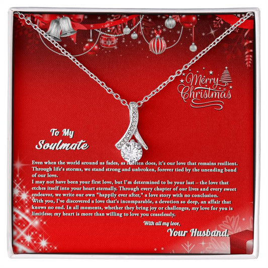 4007b Alluring Beauty Necklace, Gift to my Soulmate with Message Card