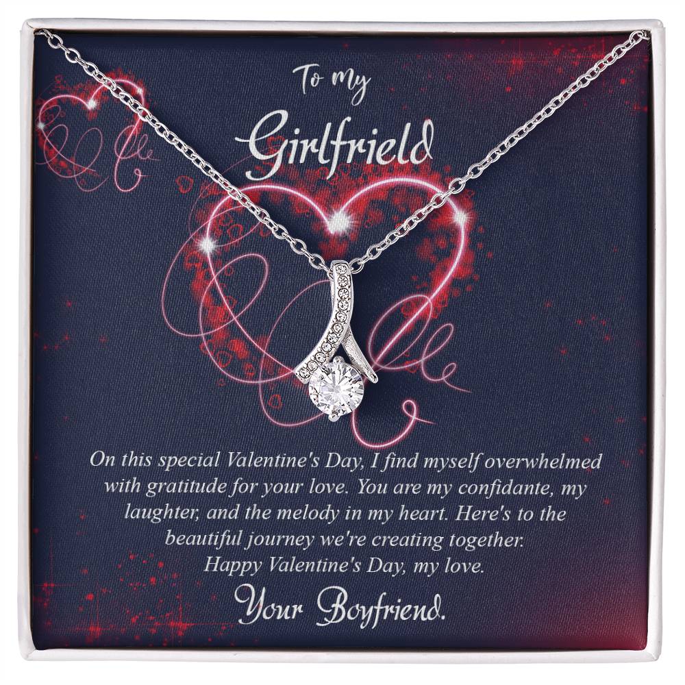 valentine-7c Alluring Beauty Necklace, Gift to my Girlfriend with Beautiful Message Card