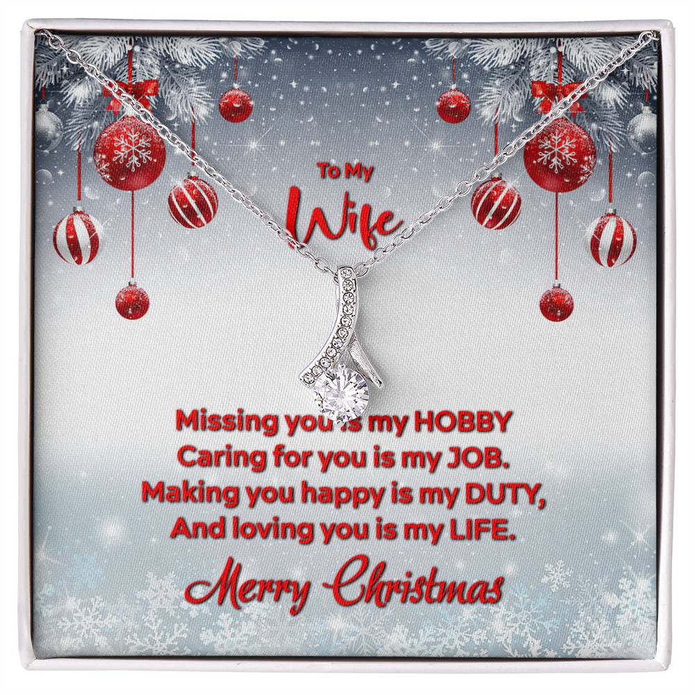 4012 Alluring Beauty Necklace,  Gift to my Wife with very nice Message Card