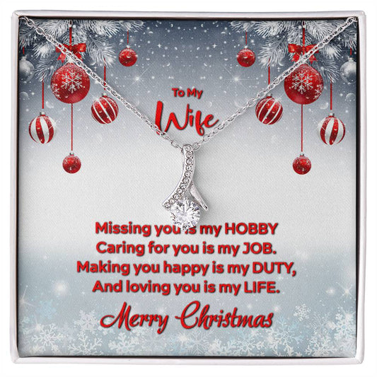 4012 Alluring Beauty Necklace,  Gift to my Wife with very nice Message Card