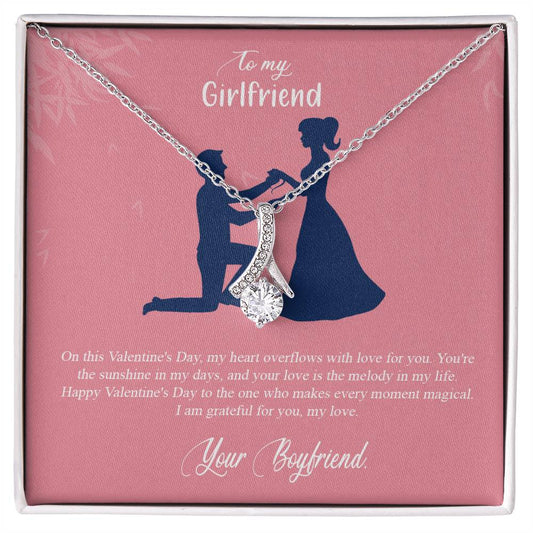 valentine-2c Alluring Beauty Necklace, Gift to my Girlfriend with Beautiful Message Card