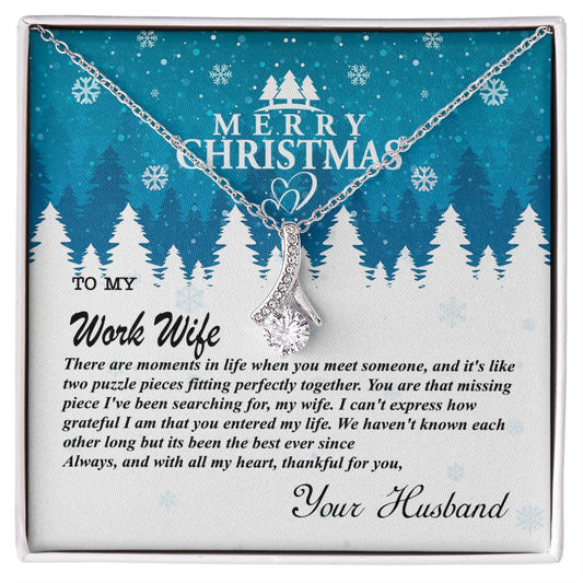 4010b Alluring Beauty Necklace,  Gift to my Wife with very nice Message Card