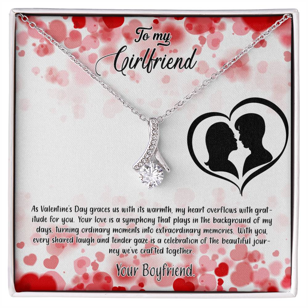 valentine-36c Alluring Beauty Necklace, Gift to my Girlfriend with Beautiful Message Card