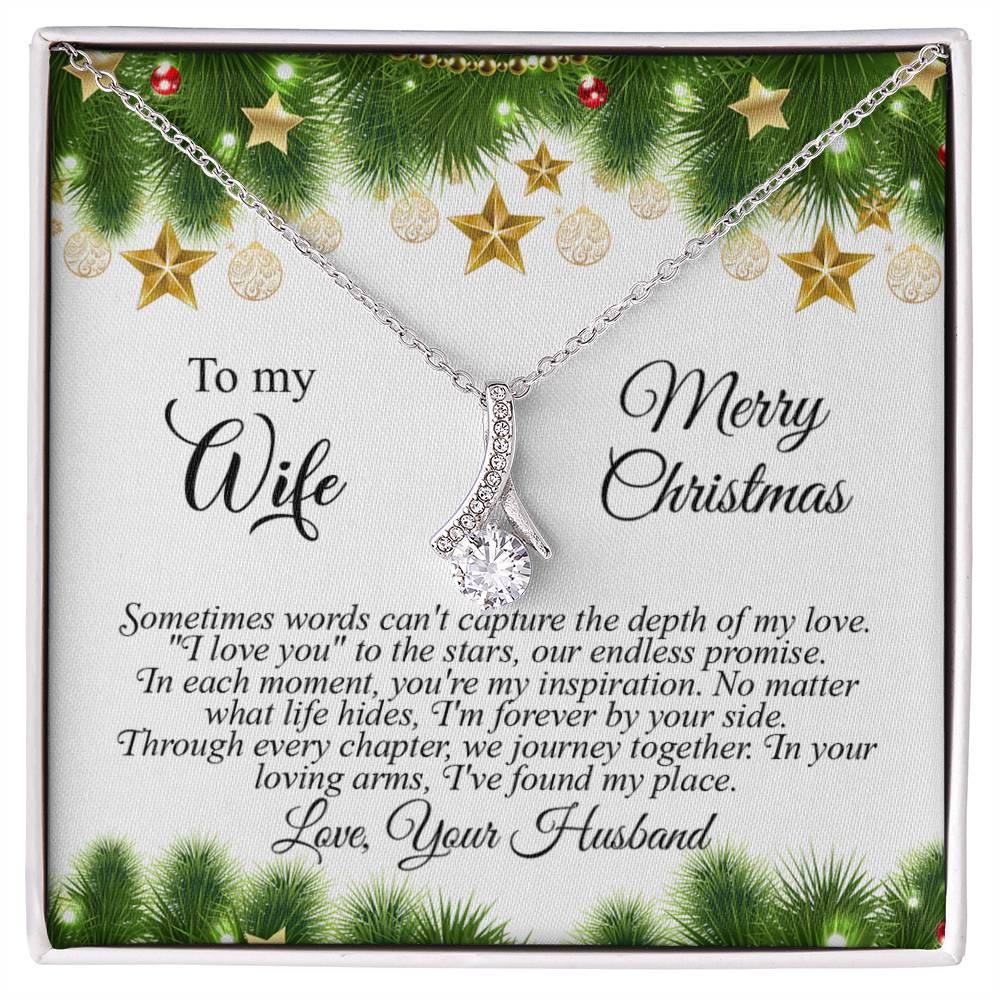 4004c Alluring Beauty Necklace,  Gift to my Wife with very nice Message Card