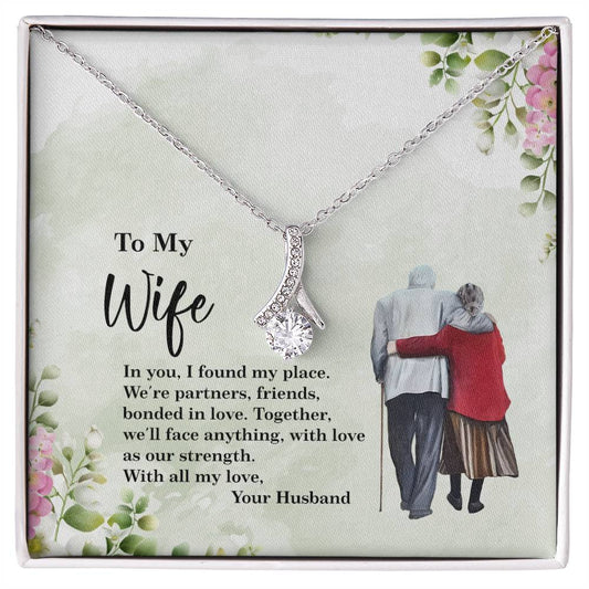 4028a Alluring Beauty Necklace,  Gift to my Wife with very nice Message Card