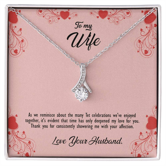 valentine-29a Alluring Beauty Necklace, Gift to my Wife with Beautiful Message Card