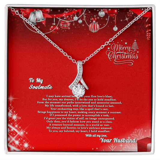 4007a Alluring Beauty Necklace, Gift to my Soulmate with Message Card