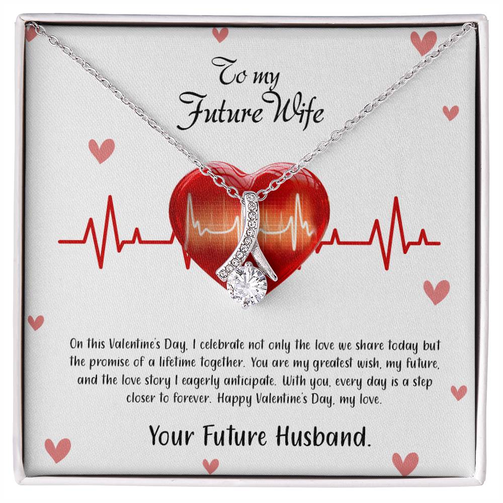 valentine-33d Alluring Beauty Necklace, Gift to my Future Wife with Beautiful Message Card