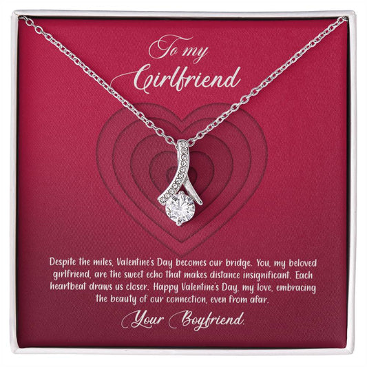 valentine-9c Alluring Beauty Necklace, Gift to my Girlfriend with Beautiful Message Card