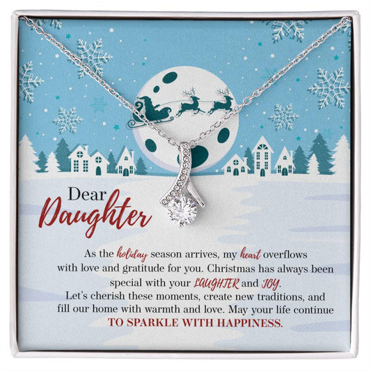 94386 Alluring Beauty Necklace, Gift to My Daughter with Beautiful Message Card