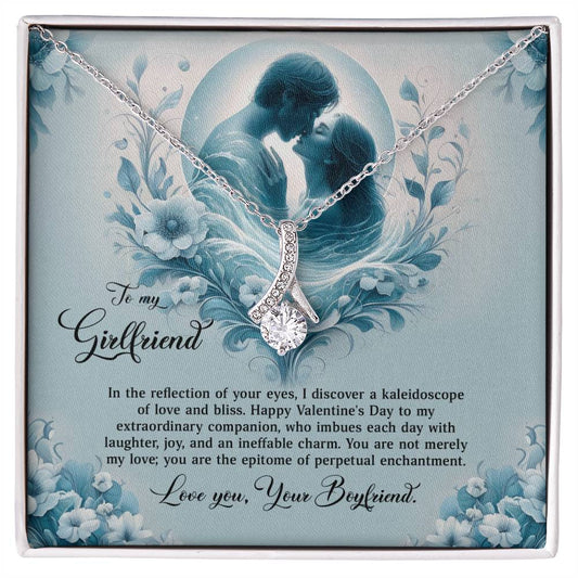 Valentine-st29c Alluring Beauty Necklace, Gift to my Girlfriend with Beautiful Message Card