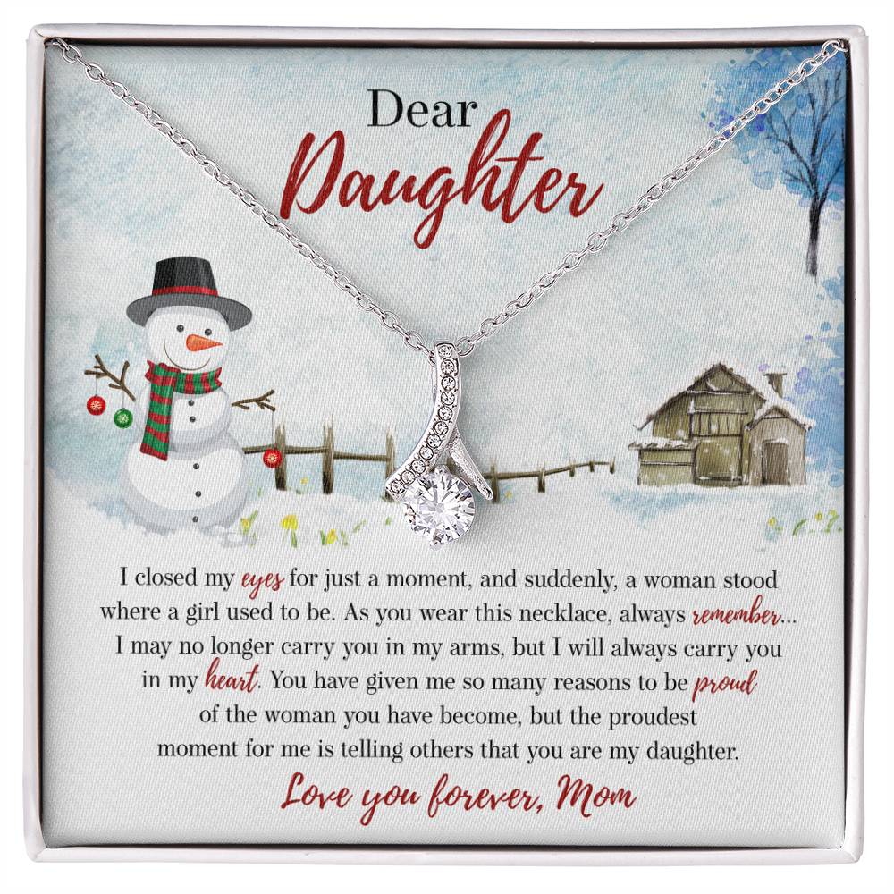 94386b Alluring Beauty Necklace, Gift to My Daughter with Beautiful Message Card