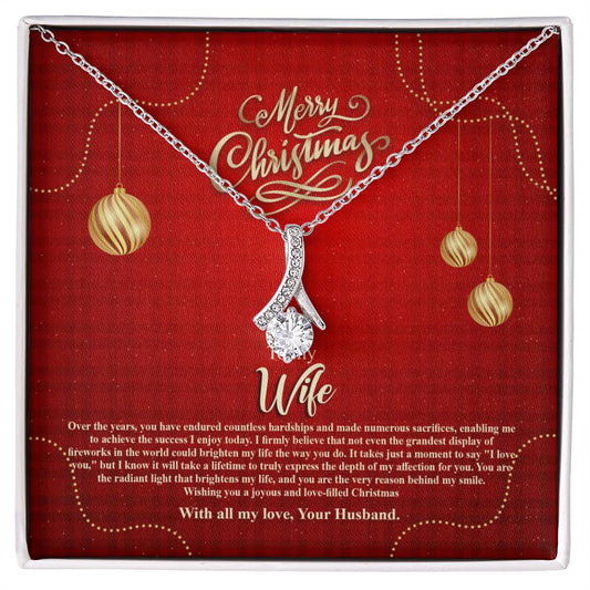 94096a Alluring Beauty Necklace,  Gift to my Wife with very nice Message Card