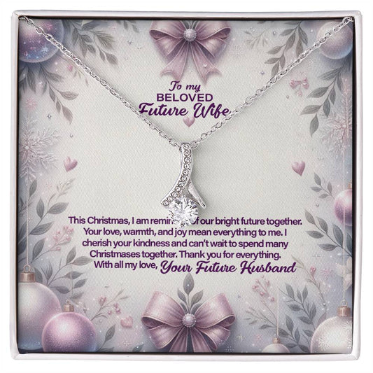 4053c Alluring Beauty Necklace, Gift to my Future Wife with Beautiful Message Card