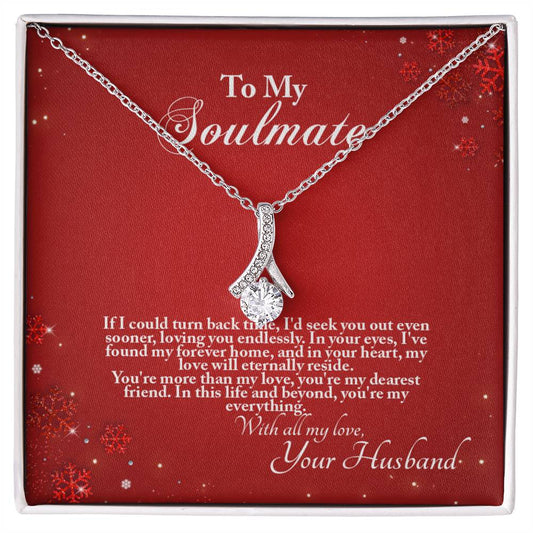 4005a Alluring Beauty Necklace, Gift to my Soulmate with Message Card