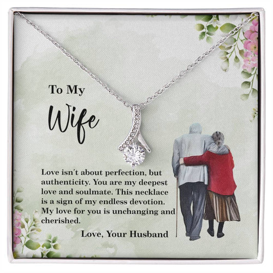 4028b Alluring Beauty Necklace,  Gift to my Wife with very nice Message Card