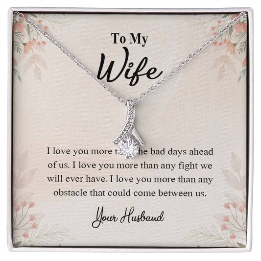 4025a Alluring Beauty Necklace,  Gift to my Wife with very nice Message Card