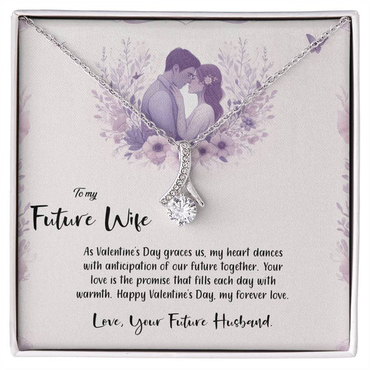 Valentine-st14d Alluring Beauty Necklace, Gift to my Future Wife with Beautiful Message Card