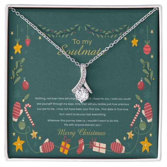 94098 Alluring Beauty Necklace, Gift to my Soulmate with Message Card