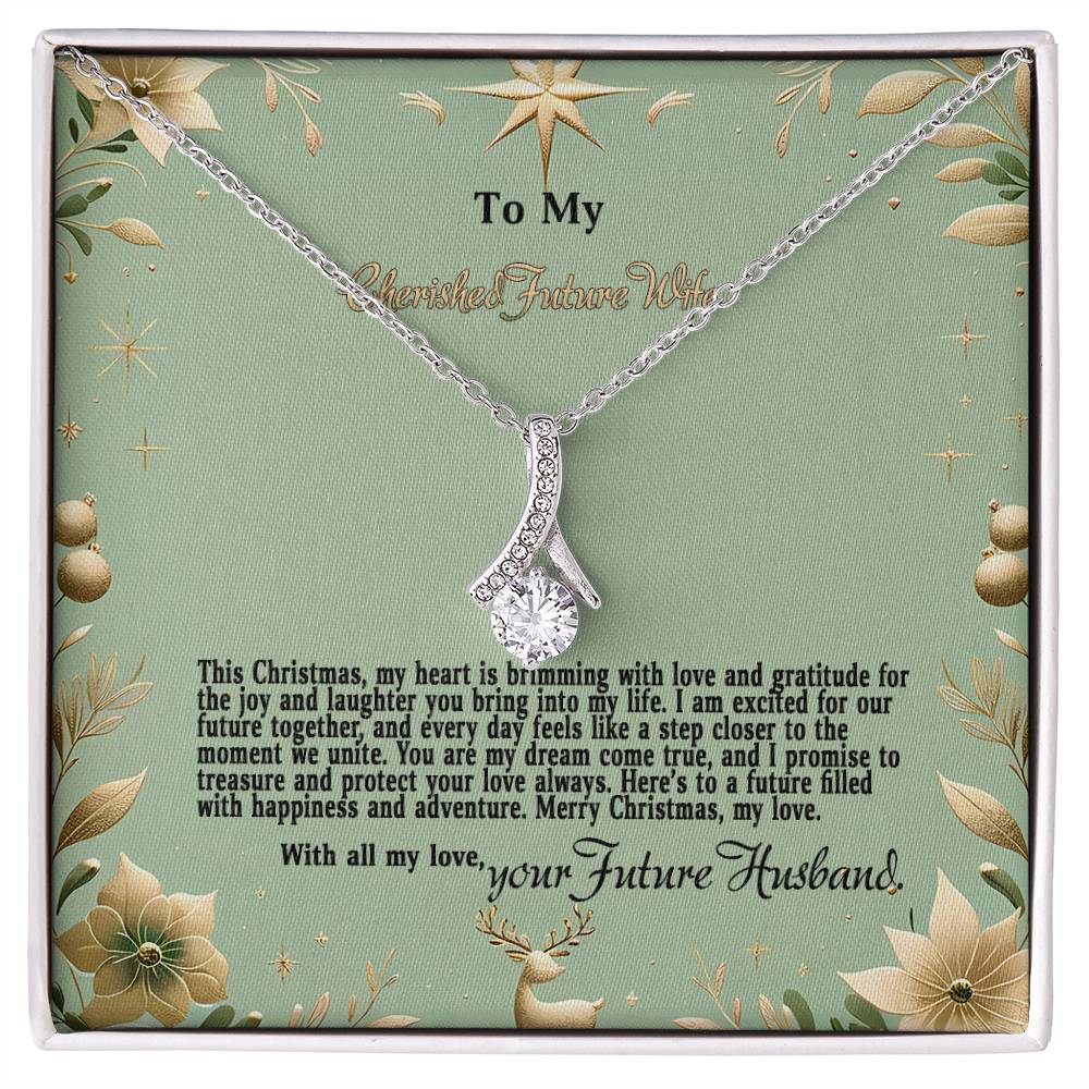 4047c Alluring Beauty Necklace, Gift to my Future Wife with Beautiful Message Card