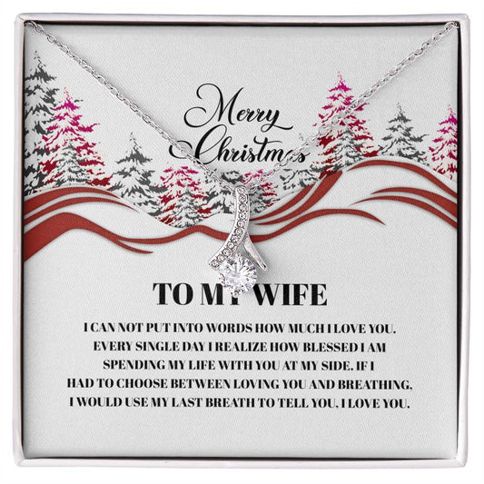 4016a Alluring Beauty Necklace,  Gift to my Wife with very nice Message Card