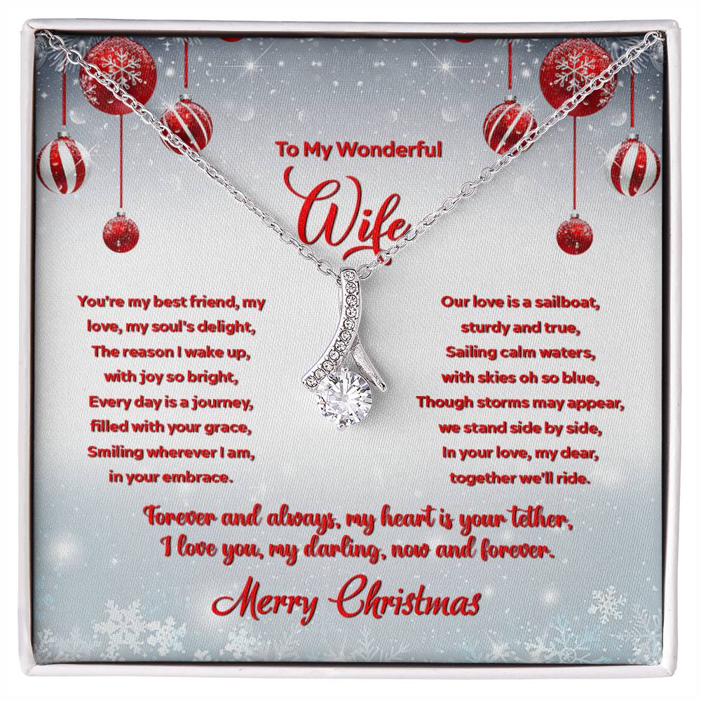 4012c Alluring Beauty Necklace,  Gift to my Wife with very nice Message Card