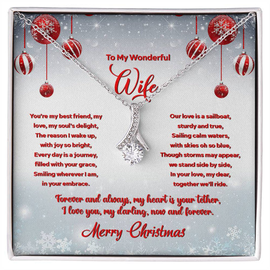 4012c Alluring Beauty Necklace,  Gift to my Wife with very nice Message Card