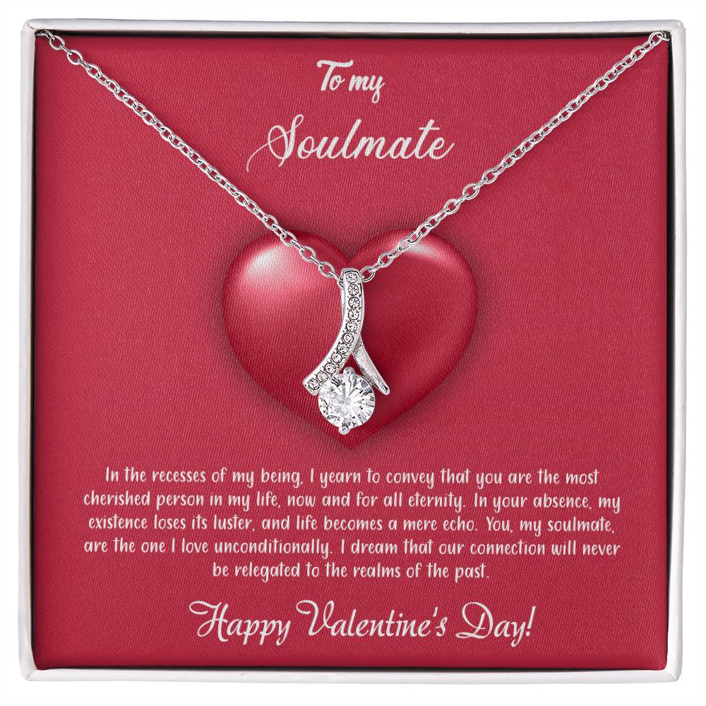 valentine-35b Alluring Beauty Necklace, Gift to my Soulmate with Message Card