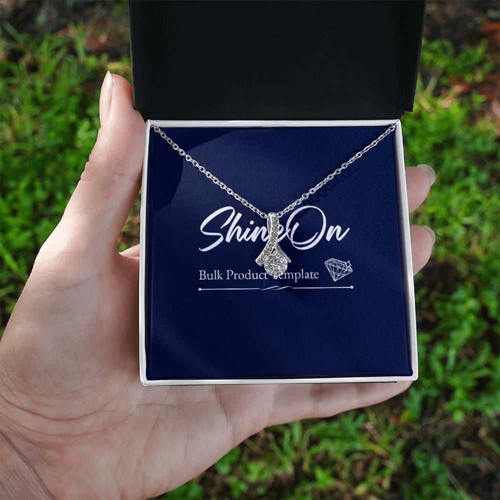 Alluring Beauty Necklace, Gift to my Soulmate with Message Card