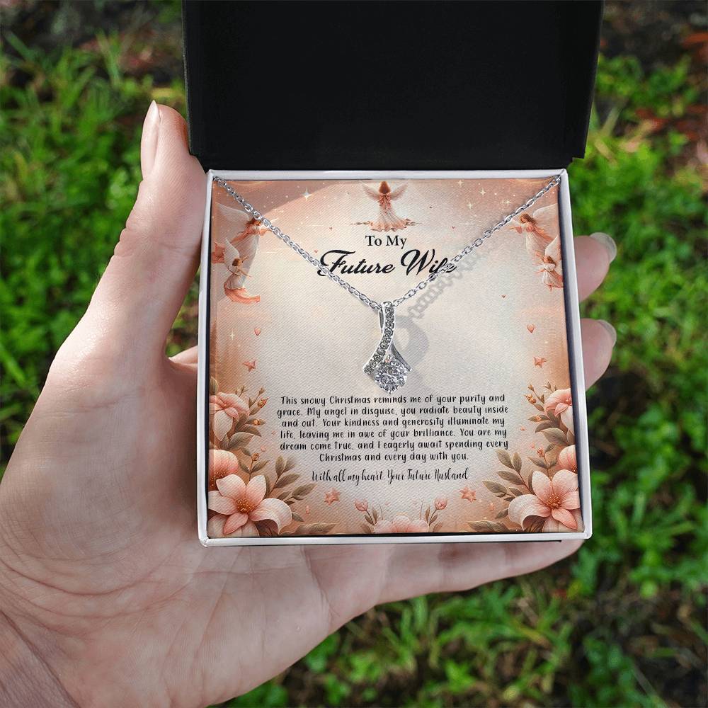 4052e Alluring Beauty Necklace, Gift to my Future Wife with Beautiful Message Card