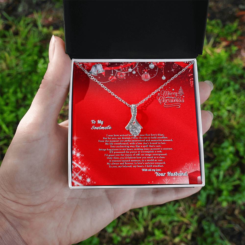 4007a Alluring Beauty Necklace, Gift to my Soulmate with Message Card