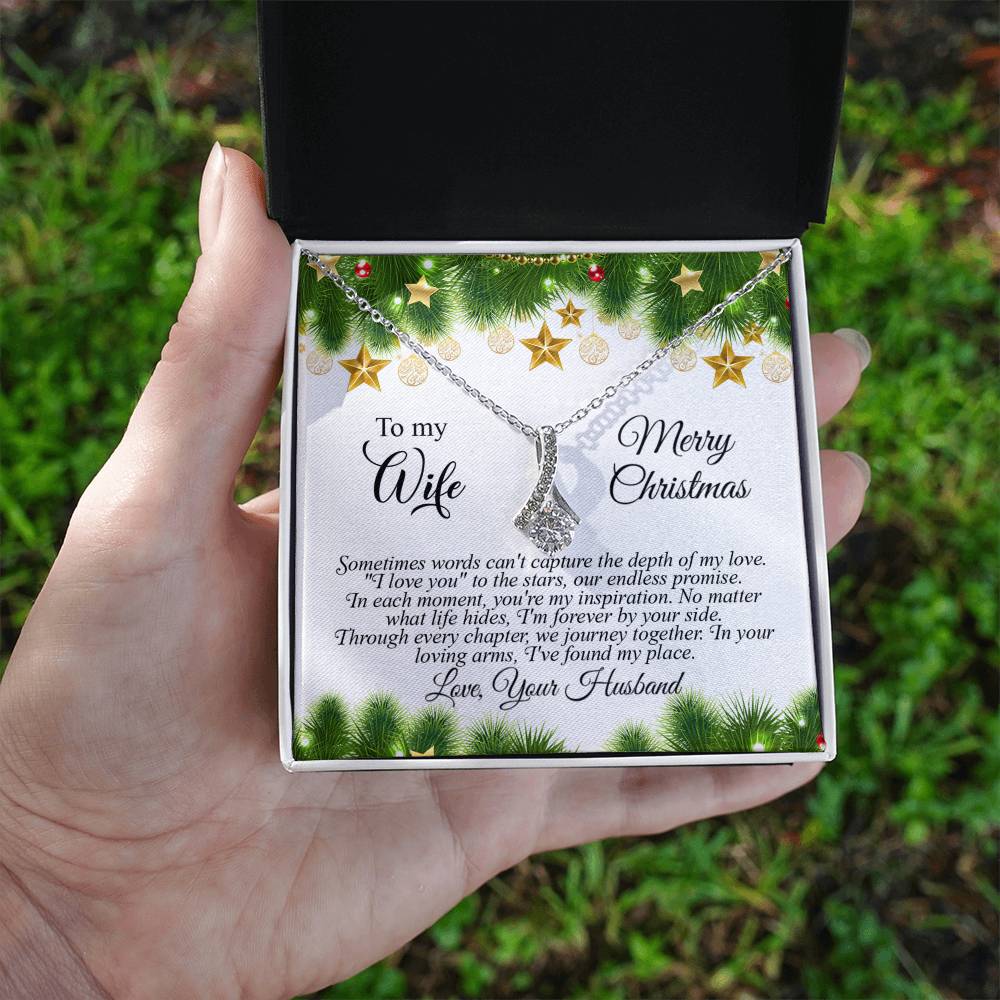 4004c Alluring Beauty Necklace,  Gift to my Wife with very nice Message Card
