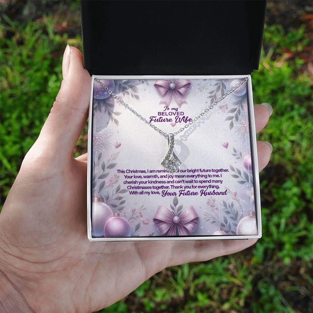 4053c Alluring Beauty Necklace, Gift to my Future Wife with Beautiful Message Card