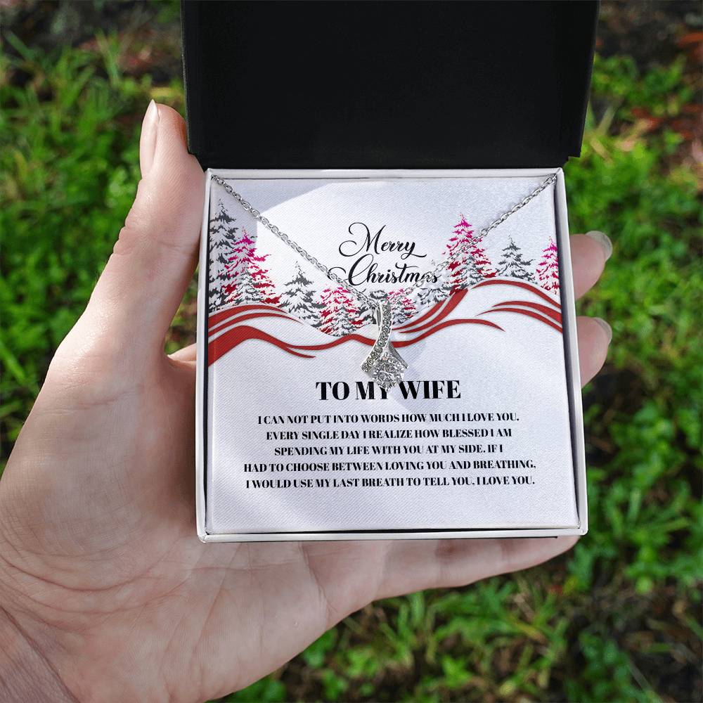4016a Alluring Beauty Necklace,  Gift to my Wife with very nice Message Card