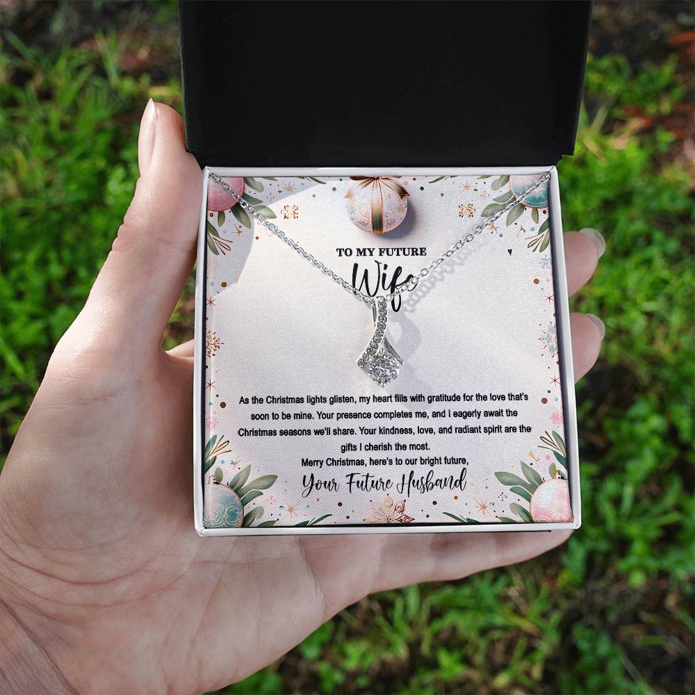 4048(d) Alluring Beauty Necklace, Gift to my Future Wife with Beautiful Message Card