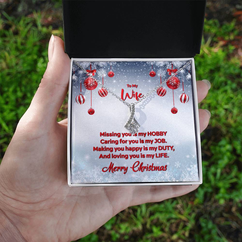 4012 Alluring Beauty Necklace,  Gift to my Wife with very nice Message Card