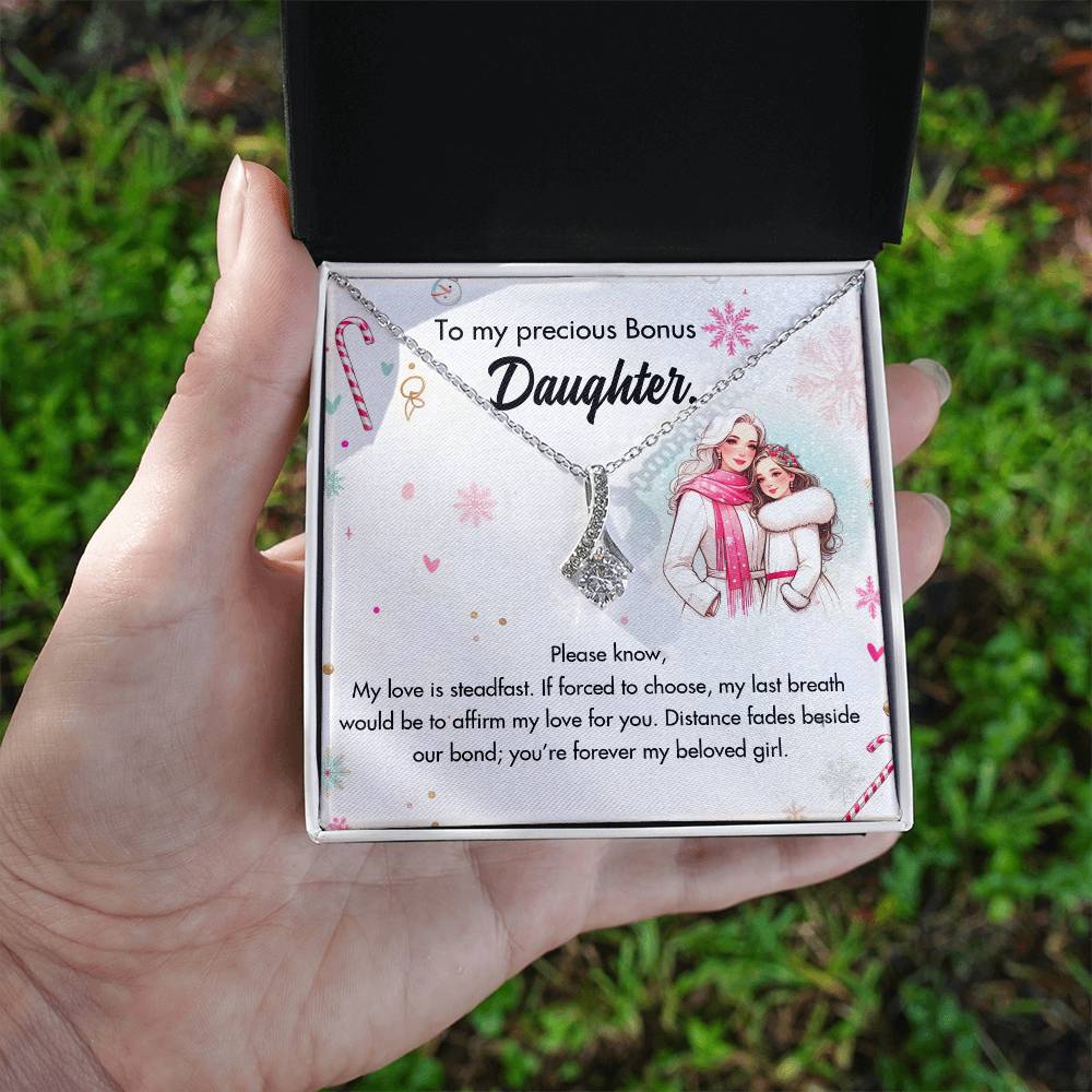 95127-a Alluring Beauty Necklace, Gift to My Daughter with Beautiful Message Card