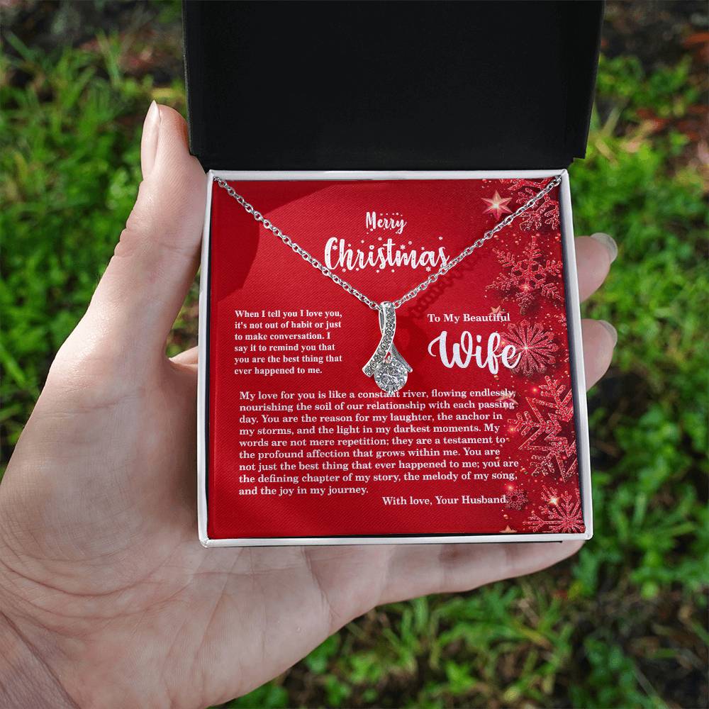 4013b Alluring Beauty Necklace,  Gift to my Wife with very nice Message Card