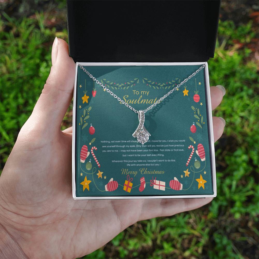 94098 Alluring Beauty Necklace, Gift to my Soulmate with Message Card