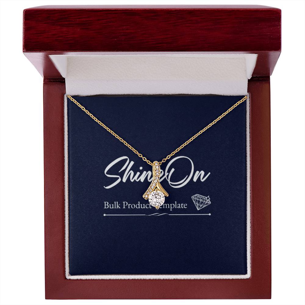 Alluring Beauty Necklace, Gift to my Soulmate with Message Card