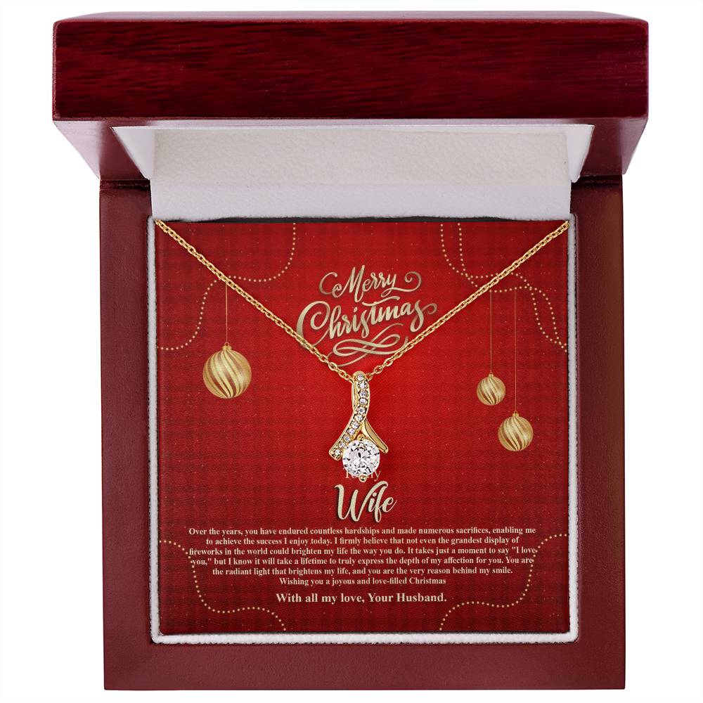 94096a Alluring Beauty Necklace,  Gift to my Wife with very nice Message Card