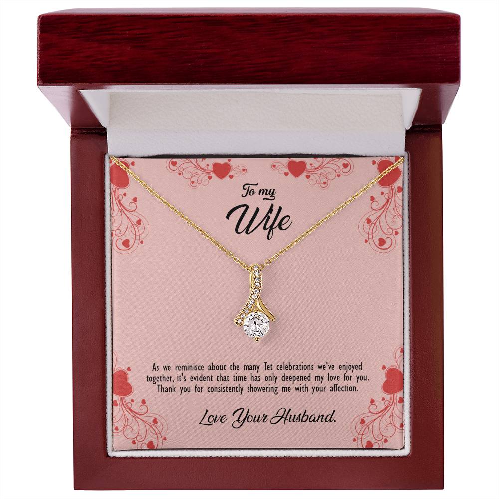 valentine-29a Alluring Beauty Necklace, Gift to my Wife with Beautiful Message Card